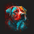 5D Diamond Painting Pitbull in Splatter Paint Kit