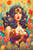 5D Diamond Painting Wonder Woman Roses Kit