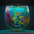 5D Diamond Painting Green Hue Fish Bowl Kit