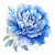 5D Diamond Painting Blue Peony Watercolor Kit