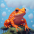 5D Diamond Painting Orange Spotted Frog Kit