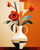 5D Diamond Painting Abstract Vase and Roses Kit