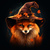 5D Diamond Painting Fall Leaf Witch Hat Fox Kit