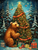 5D Diamond Painting Brown Bear Christmas Tree Kit