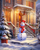 5D Diamond Painting Front Step Snowman Kit