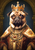 5D Diamond Painting King Pug Kit