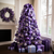 5D Diamond Painting Purple and White Christmas Tree Kit