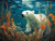 5D Diamond Painting Water Plants and Polar Bear Kit