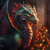 5D Diamond Painting Dragon By the Christmas Tree Kit