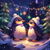 5D Diamond Painting White Hat Penguins Kit