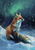 5D Diamond Painting Red Fox Sitting in the Snow Kit