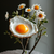5D Diamond Painting Fried Egg Flower Kit