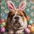 5D Diamond Painting Easter Bunny Bulldog Kit