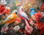 5D Diamond Painting Three Abstract Tropical Birds Kit