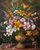 5D Diamond Painting Orange Lily Vase of Flowers Kit