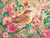 5D Diamond Painting Flower Pattern Bird Kit