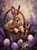 5D Diamond Painting Purple Easter Egg Bunny Kit