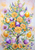 5D Diamond Painting Yellow Flower Egg Tree Kit