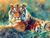 5D Diamond Painting Jungle Background Tiger Kit