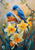 5D Diamond Painting Two Birds Behind Daffodils Kit