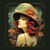 5D Diamond Painting Woman in a Flower Hat Kit