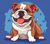 5D Diamond Painting Cartoon English Bulldog Kit