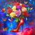 5D Diamond Painting Vase of Roses Red Stiletto Kit