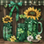 5D Diamond Painting Sunflowers and Green Jars Kit