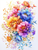 5D Diamond Painting Rainbow Peonies Kit