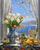 5D Diamond Painting Window Sill Tulips and Lemons Kit