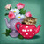 5D Diamond Painting Teapot Kitten