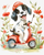 5D Diamond Painting Puppy on a Scooter Kit