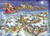 5D Diamond Painting Santa Over the Town Kit