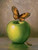 5D Diamond Painting Green Apple Butterfly Kit