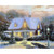 5D Diamond Painting Glowing House in the Snow Kit