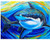 5D Diamond Painting Abstract Shark Kit