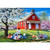 5D Diamond Painting Red School House Kit