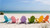 5D Diamond Painting Rainbow Beach Chairs Kit