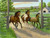 5D Diamond Painting Ranch Horses Kit