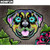 5D Diamond Painting Abstract Dog Face Kit