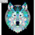 5D Diamond Painting Crystal Wolf Kit