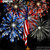 5D Diamond Painting Red, White and Blue Fireworks Kit