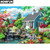 5D Diamond Painting Front Yard Stream and Flowers Kit