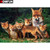 5D Diamond Painting Family of Foxes Kit