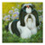 5D Diamond Painting Black and White Shih Tzu Kit