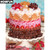 5D Diamond Painting Strawberry Chocolate Waffle Cake Kit