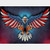 5D Diamond Painting American Flag Feather Eagle Kit