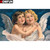 5D Diamond Painting Two Angels Embrace Kit