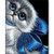 5D Diamond Painting Cat with the Blue Bow Kit