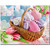 5D Diamond Painting Basket of Fabric Easter Eggs Kit